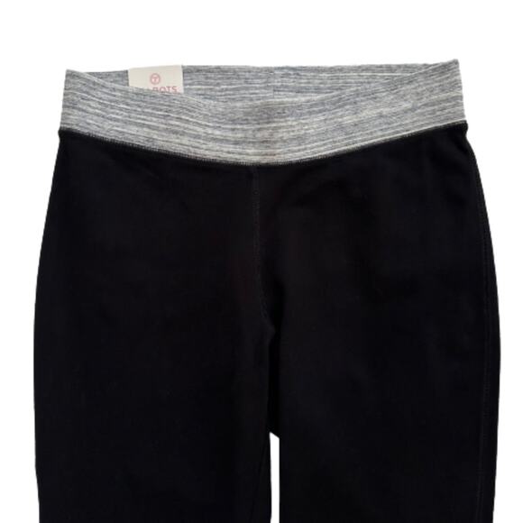 Talbots Leggings Pants Black Gray Classic Active Leisure Yoga Crop Pants Small - Picture 3 of 12